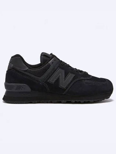 574 Low Top Sneakers Triple Black - NEW BALANCE - BALAAN 2