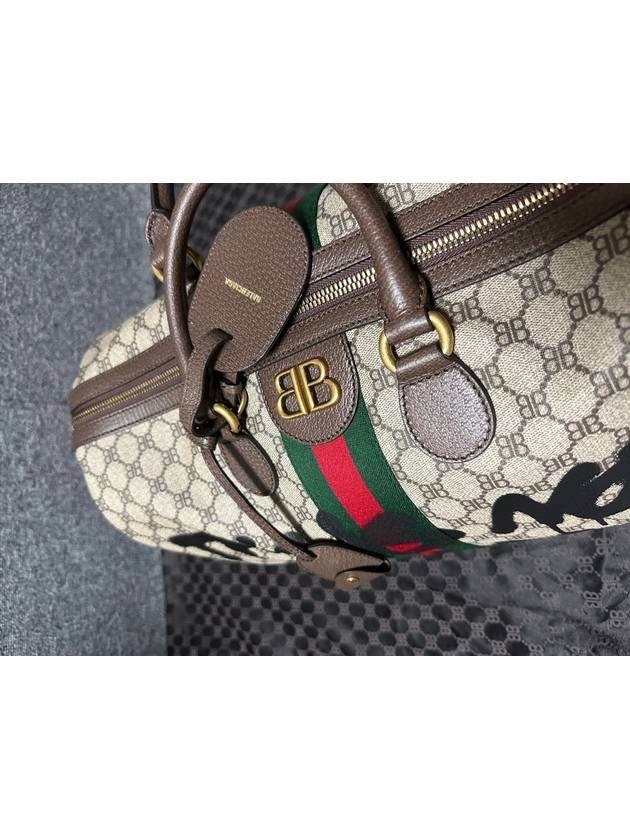 x Gucci Hacker Project Graffiti Boston Bag - BALENCIAGA - BALAAN 7