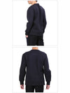 Zipper Round Neoprene Sweatshirt Navy - NEIL BARRETT - BALAAN 4