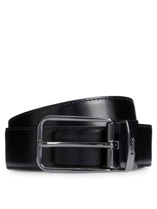 Green Ochuck Belt 50496752 002 Plaque Monogram Buckle Leather - HUGO BOSS - BALAAN 2