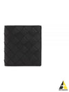 Intrecciato Slim Half Wallet Black - BOTTEGA VENETA - BALAAN 2