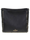 Rockstud Shoulder Bag Black - VALENTINO - BALAAN 5