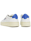 Medalist Goatskin Low Top Sneakers White Blue - AUTRY - BALAAN 7