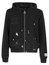 x Gallery Department Men's Logo Embroidery Painting Hooded ZipUp HOG006 S1 - LANVIN - BALAAN 1