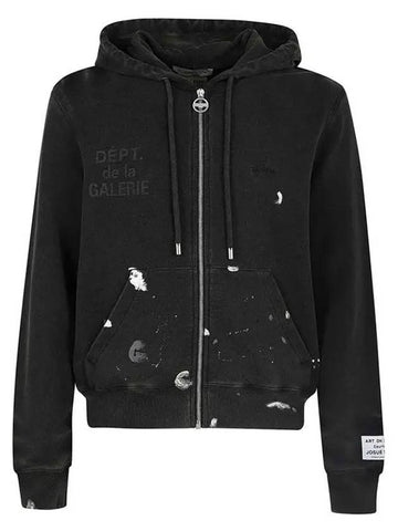 x Gallery Department Men's Logo Embroidery Painting Hooded ZipUp HOG006 S1 - LANVIN - BALAAN 1