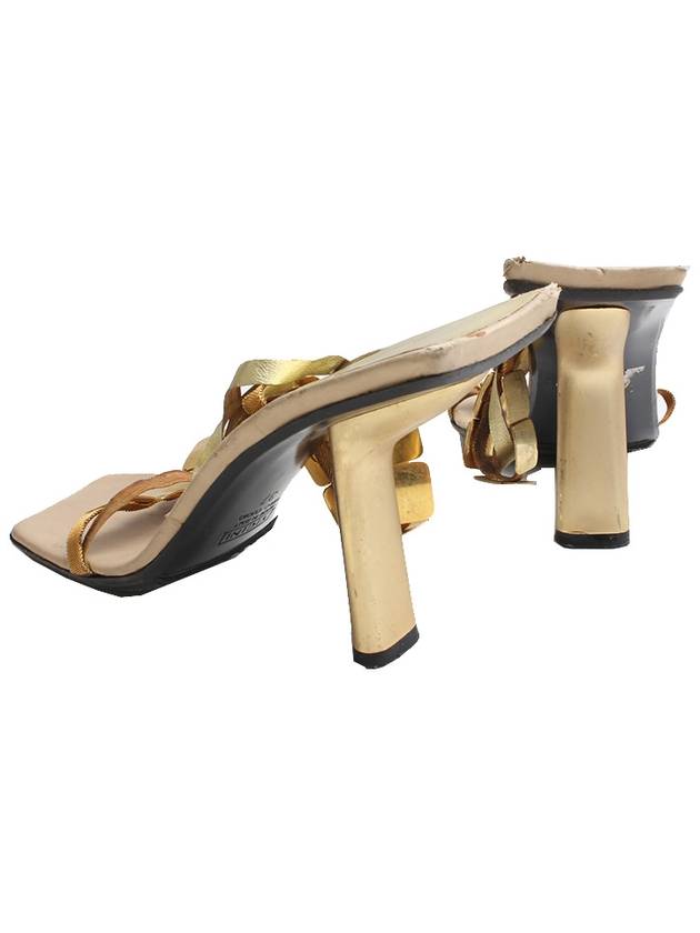 Giuseppe Zanotti gold strap sandals 37 - GIUSEPPE ZANOTTI - BALAAN 4