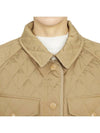 Women's Kemble Diamond Quilted Jacket Beige - BURBERRY - BALAAN 10