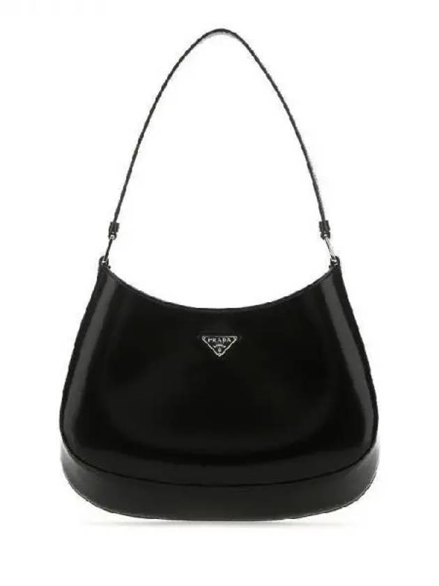 CLEO triangle logo brushed leather shoulder bag 270810 - PRADA - BALAAN 1