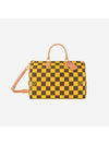 Speedy 50 Bandouliere Damier Pop Duffel Bag Yellow - LOUIS VUITTON - BALAAN 1