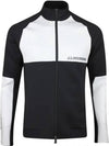 Logo Print Mid Layer Zip-Up Jacket Black - J.LINDEBERG - BALAAN 2