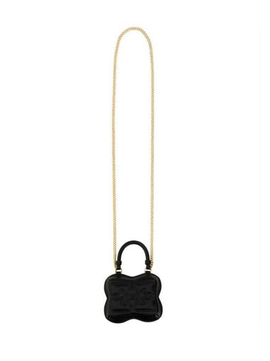 Butterfly Nano Cross Bag Black - GANNI - BALAAN 1