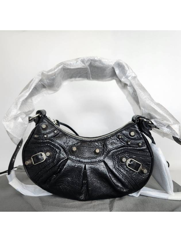 Le Cagole XS Lambskin Shoulder Bag Black - BALENCIAGA - BALAAN 2