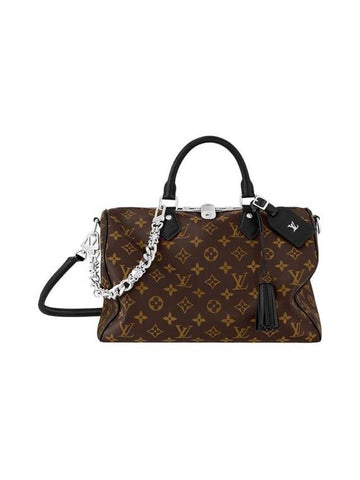 Speedy Soft 30 Monogram Tote Bag Dark Brown - LOUIS VUITTON - BALAAN 1