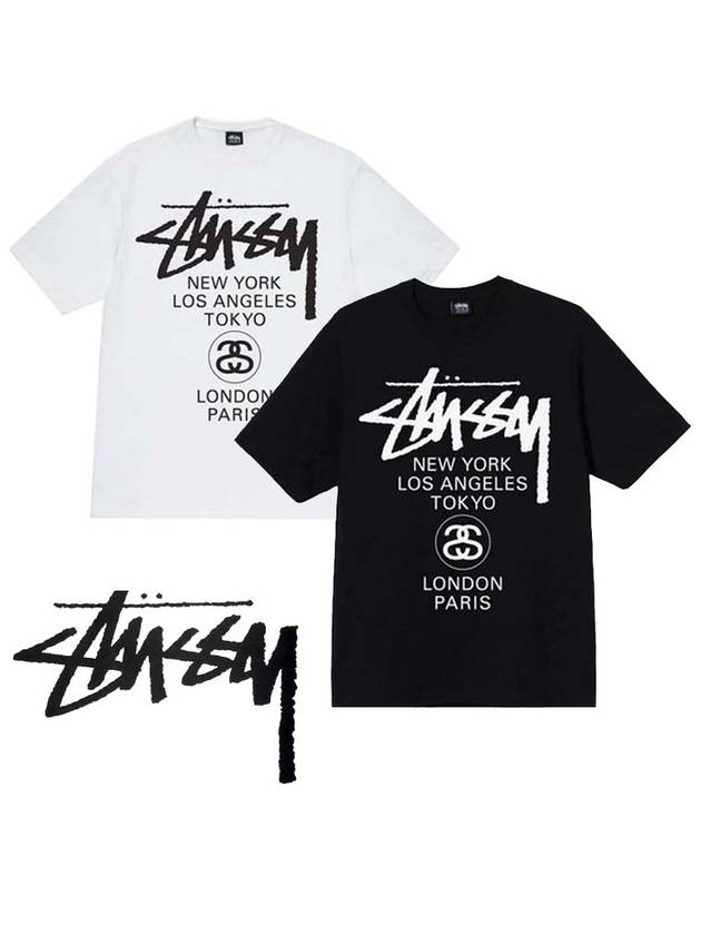 world tour t shirt black men - STUSSY - BALAAN 5