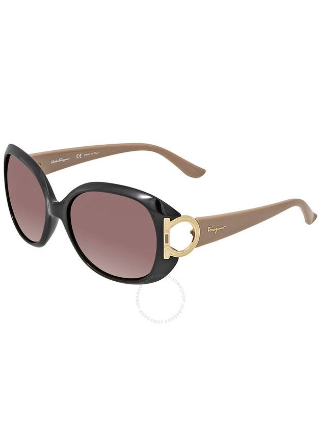 Eyewear Round Sunglasses Black - SALVATORE FERRAGAMO - BALAAN 3