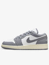 GS Air Jordan 1 Low Top Sneakers Vintage Grey - NIKE - BALAAN 2