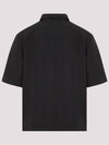 4G Logo Zipper Short Sleeve Shirt Black - GIVENCHY - BALAAN 3