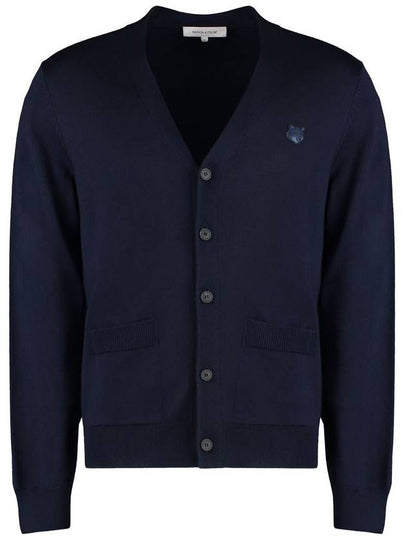 Bold Fox Head Patch Regular Cardigan Navy - MAISON KITSUNE - BALAAN 2