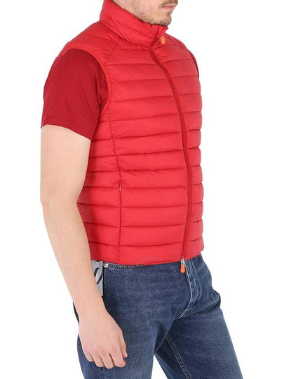 Save The Duck Men's Tango Red Adam Icon Puffer Vest, Size X-Large - SAVE THE DUCK - BALAAN 2