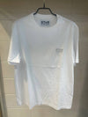 Men's Gold Star Glitter Logo Short Sleeve T-Shirt White - GOLDEN GOOSE - BALAAN 7