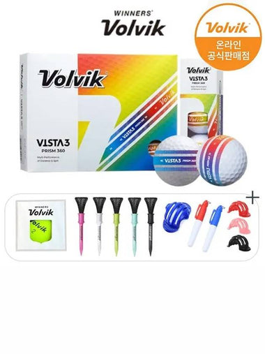 VISTA3 Prism 360 golf ball 3 piece - VOLVIK - BALAAN 1