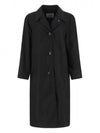 Triangle Logo Re-Nylon Single Coat Black - PRADA - BALAAN 1