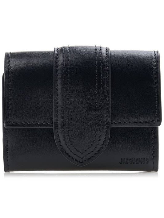 Le Compact Bambino Flap Card Wallet Black - JACQUEMUS - BALAAN 2