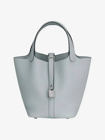 Picotin Lock 18 Tote Bag Bleu Pale - HERMES - BALAAN 2