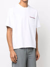 Cotton Oversized Pocket Short Sleeve T-Shirt White - THOM BROWNE - BALAAN 3