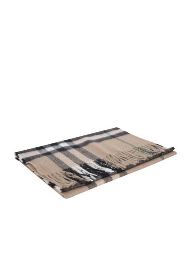 Check Cashmere Scarf Beige - BURBERRY - BALAAN 1