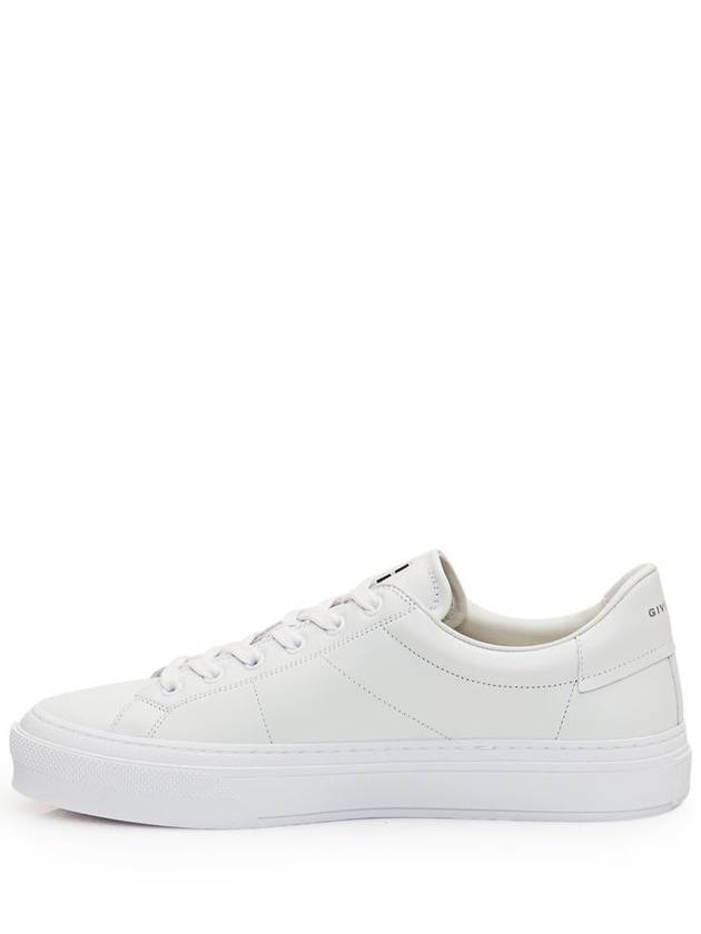 City Sport Leather Low Top Sneakers White - GIVENCHY - BALAAN 5