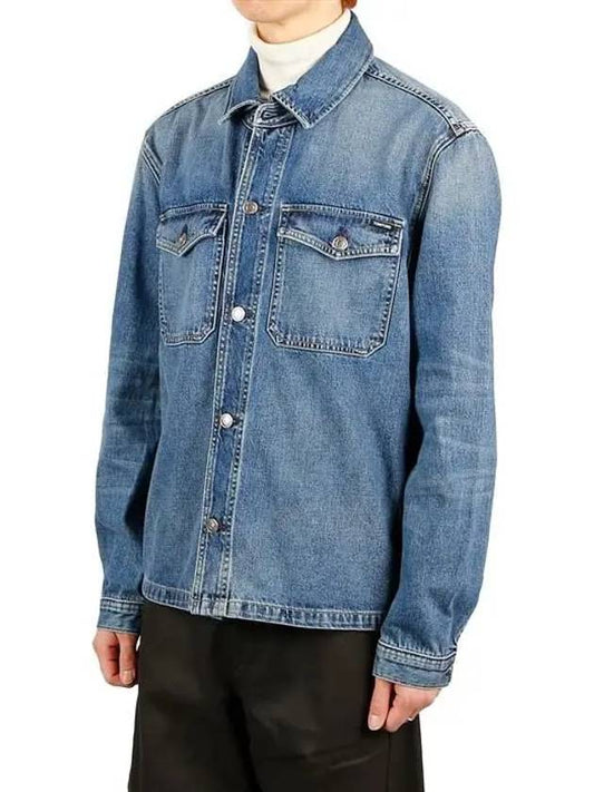 Logo Label Denim Jacket Blue - TOM FORD - BALAAN 2