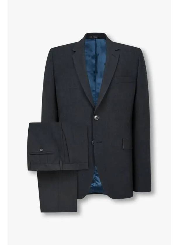 Narrow lapel wool single suit black - PAUL SMITH - BALAAN 1