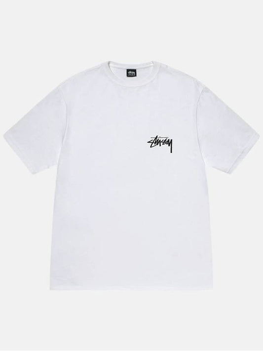 Fuzzy Dice Out TShirt White - STUSSY - BALAAN 2