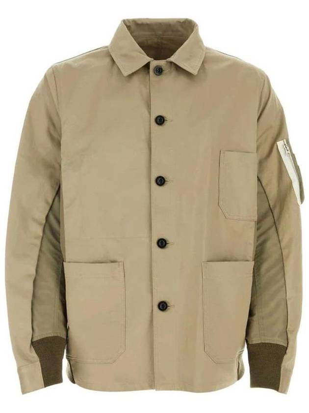 Cotton Jacket Beige - SACAI - BALAAN 2