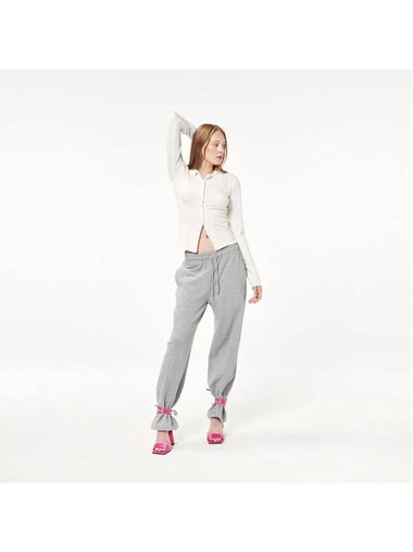 Logo Track Pants Melange - ASCENTCITY - BALAAN 1