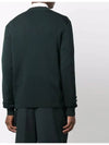 V-Neck Heart Logo Knit Top Black - AMI - BALAAN 5