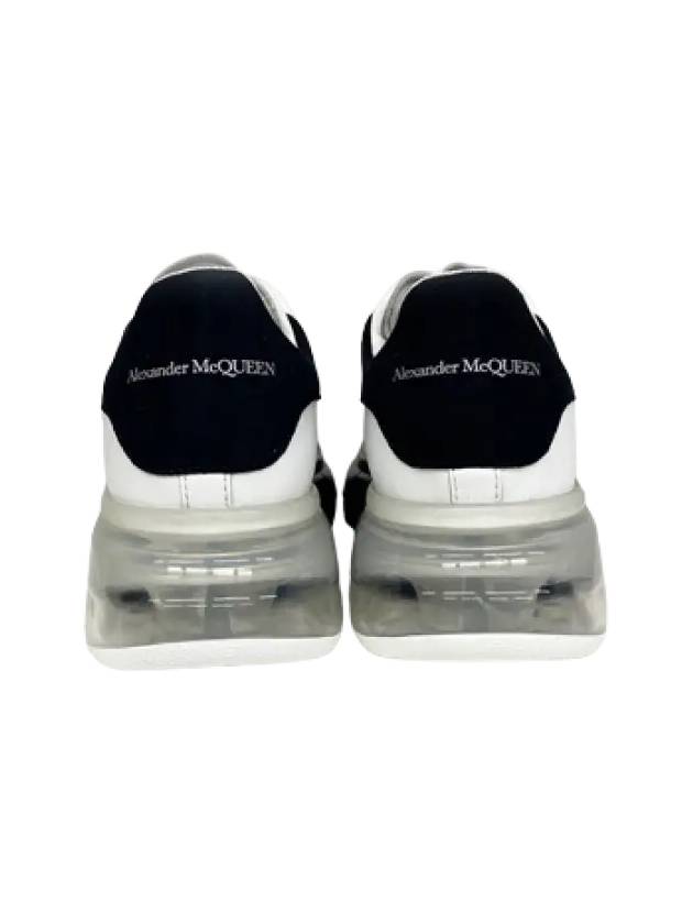 Women's Oversole Low Top Sneakers White Black - ALEXANDER MCQUEEN - BALAAN 4