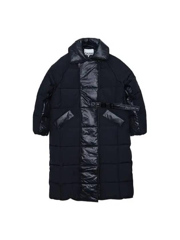 Oversized Mix Puffer Padding Black - GANNI - BALAAN 2