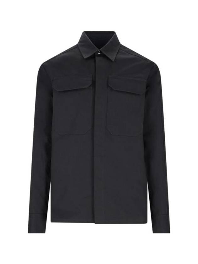 Long Sleeve Shirt J22DL0213J45217001 BLACK - JIL SANDER - BALAAN 1