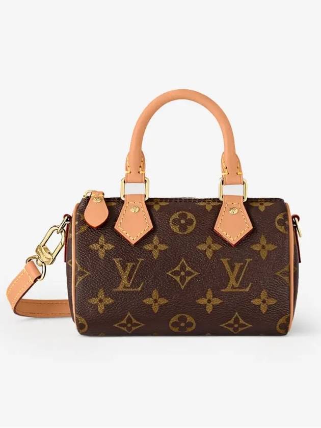 Nano Speedy Monogram Tote Bag Brown - LOUIS VUITTON - BALAAN 3