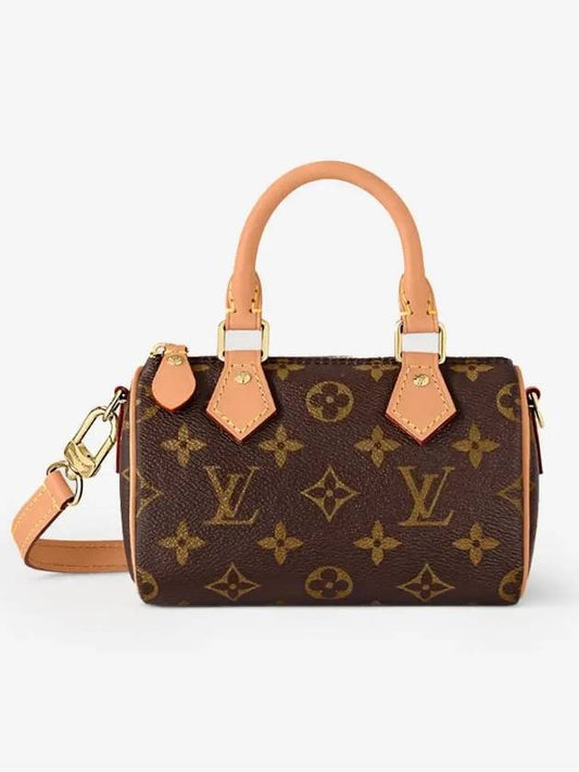 Nano Speedy Monogram Tote Bag Brown - LOUIS VUITTON - BALAAN 2