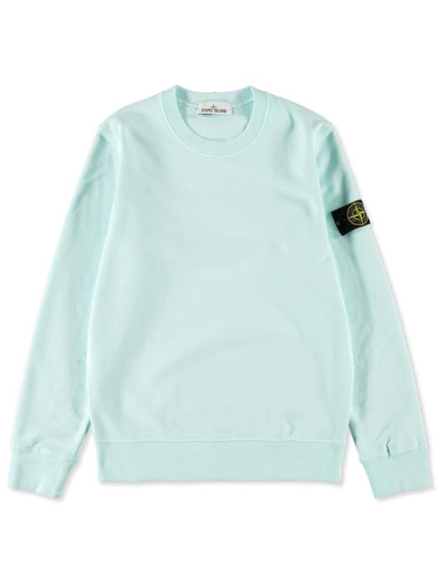 Wappen Patch Crewneck Sweatshirt Light Green - STONE ISLAND - BALAAN 2