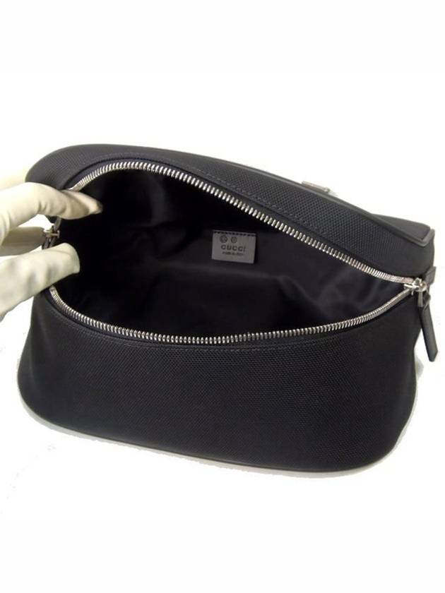 Web Line Techno Canvas Belt Bag Black - GUCCI - BALAAN 6