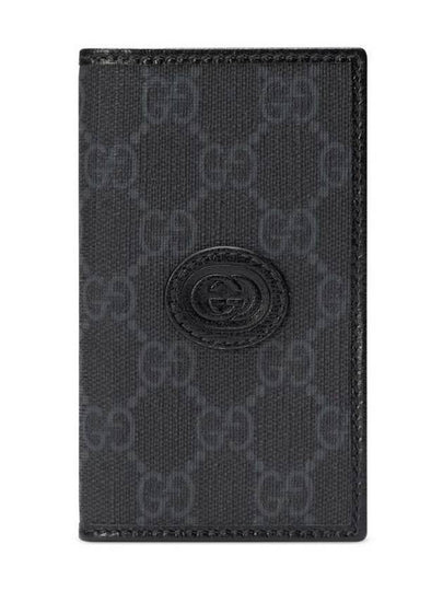 Interlocking G Long Wallet Black - GUCCI - BALAAN 2