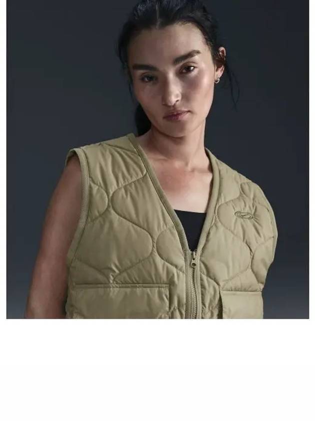 Sportswear Quilting Vest Neutral Olive - NIKE - BALAAN 2