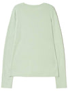 Soft round neck long sleeve t shirt mint - LESEIZIEME - BALAAN 3