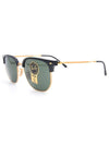 Eyewear New Clubmaster Square Sunglasses Green - RAY-BAN - BALAAN 2