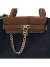 Hamilton Legacy Denim Fabric Tote Bag Dark Denim - MICHAEL KORS - BALAAN 7