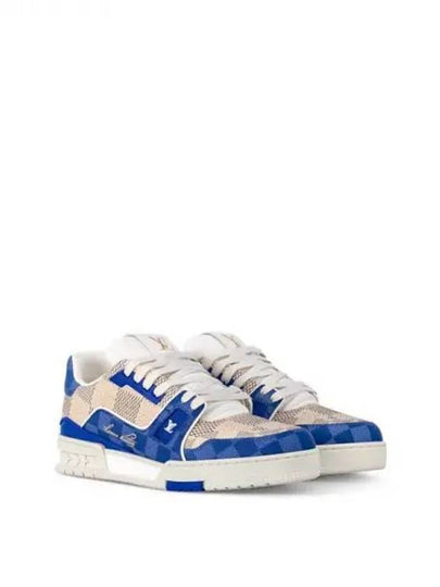 LV Trainer Low Top Sneakers Blue - LOUIS VUITTON - BALAAN 2